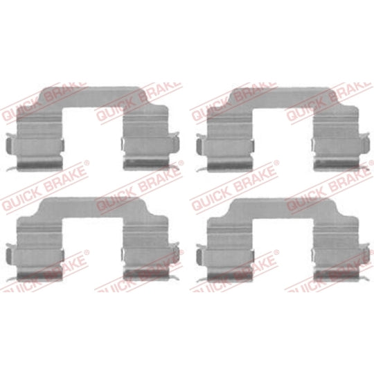 Quick Brake Brake pad fitting set