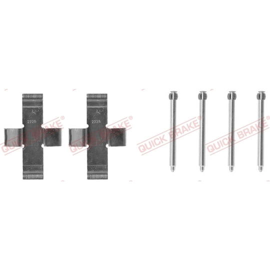 Quick Brake Brake pad fitting set