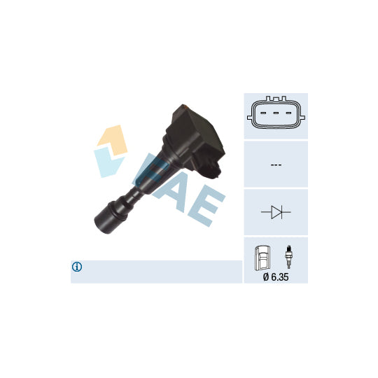 Fae Ignition coil to suit Mazda, Hitachi