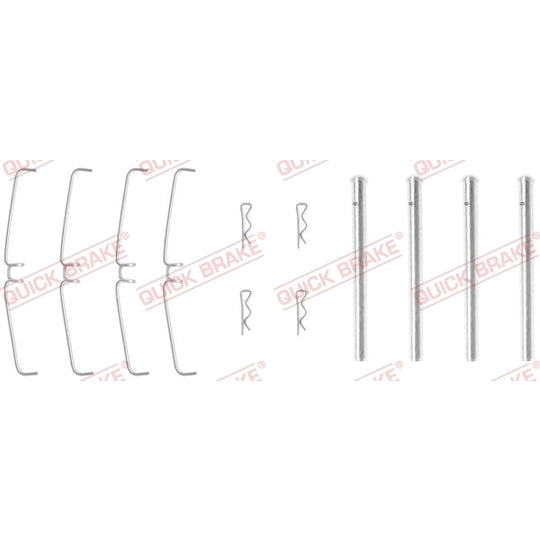 Quick Brake Brake pad fitting set