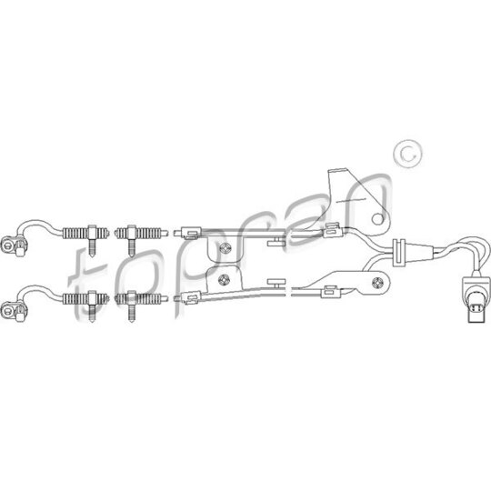 Topran Sensor, wheel speed to suit Ford, Mazda