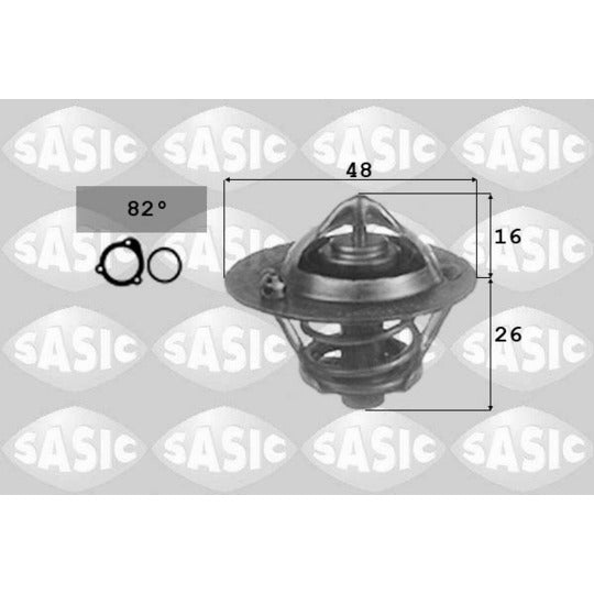 Sasic Thermostat, coolant to suit Ford, Mazda, Volvo