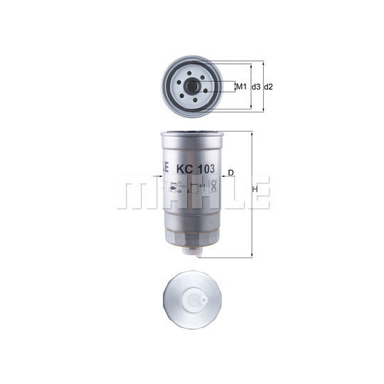 Knecht Fuel filter to suit BMW, Fiat, Alfa Romeo