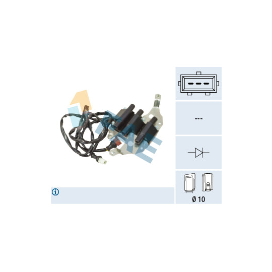 Fae Ignition coil to suit Audi, VW, Hitachi