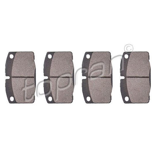Topran Brake Pad Set, disc brake to suit Opel, Vauxhall