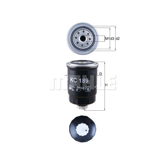 Knecht Fuel filter to suit Nissan, Cummins, Komatsu