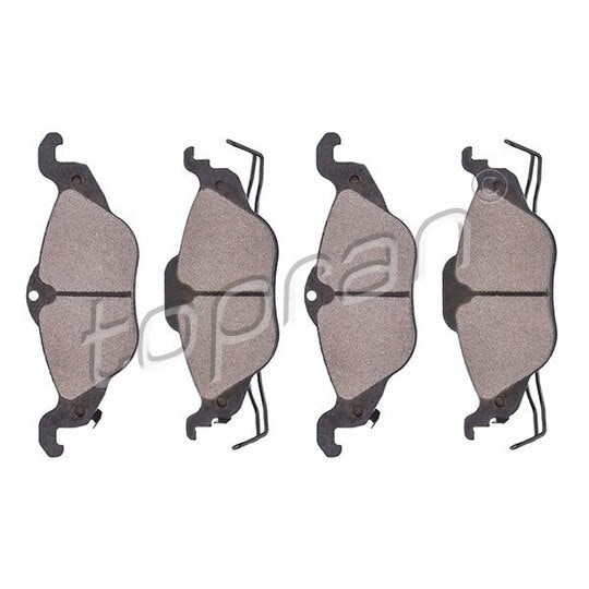 Topran Brake Pad Set, disc brake to suit Opel, Vauxhall