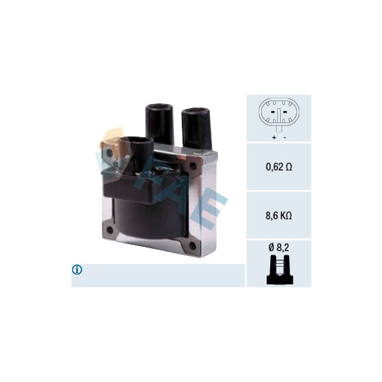Fae Ignition coil to suit Fiat, Abarth, Alfa Romeo