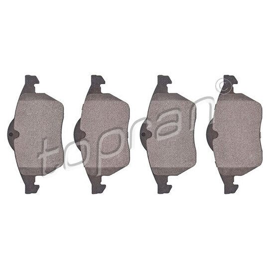Topran Brake Pad Set, disc brake to suit Opel, Vauxhall