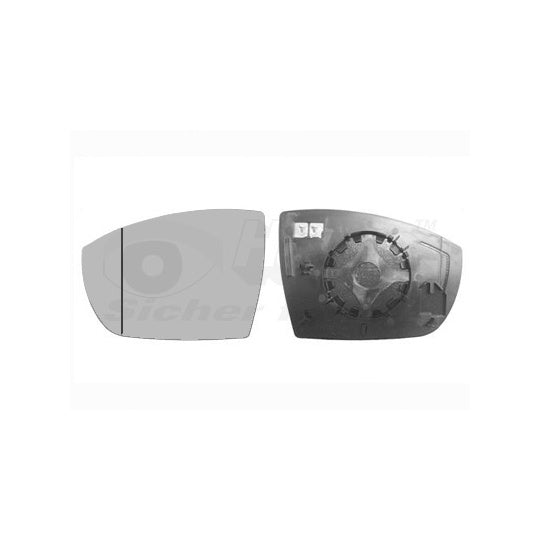 Van Wezel Mirror Glass, outside mirror to suit Ford