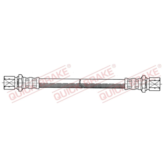 Quick Brake Flexible brake pipe to suit Ford