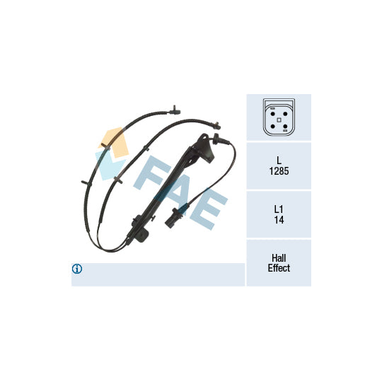 Fae Sensor, wheel speed to suit Ford, Mazda