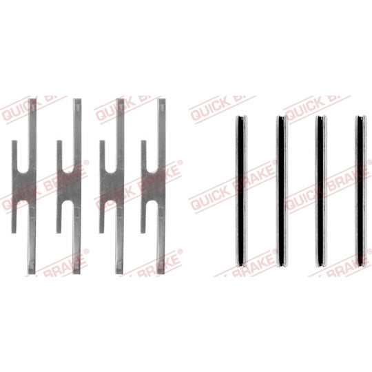 Quick Brake Brake pad fitting set