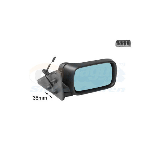 Van Wezel Outside Mirror to suit BMW