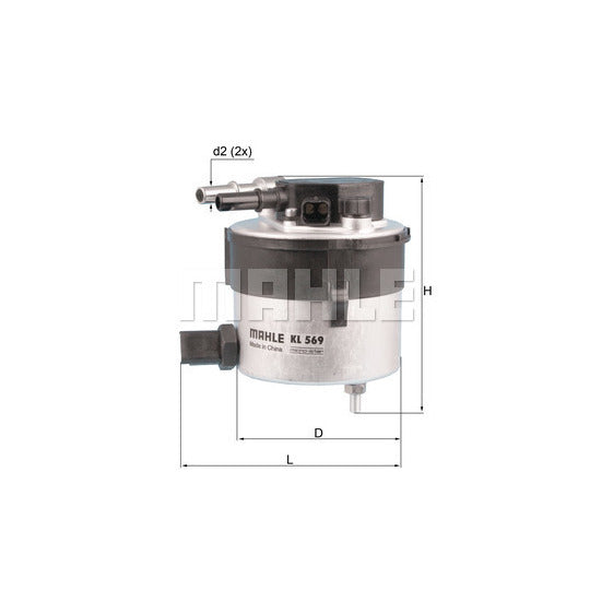 Knecht Fuel filter to suit Ford, Mazda, Volvo