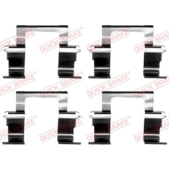 Quick Brake Brake pad fitting set