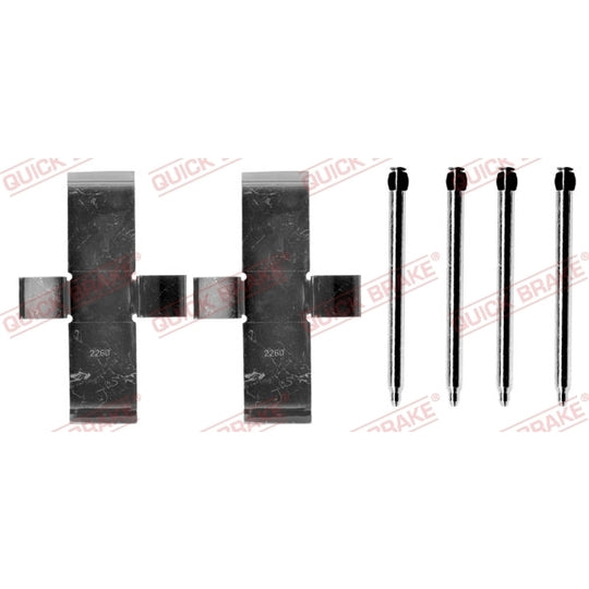 Quick Brake Brake pad fitting set