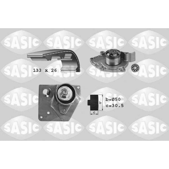 Sasic Water Pump & Timing Belt Set to suit Nissan, Renault, Suzuki