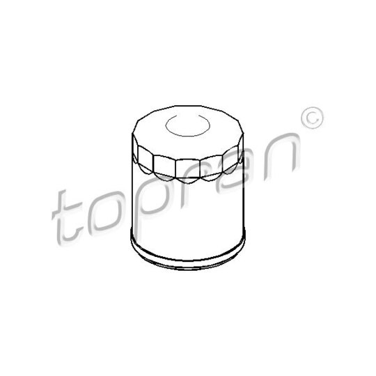 Topran Oil filter to suit Mercedes-Benz