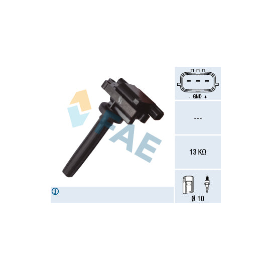 Fae Ignition coil to suit Mitsubishi, Hitachi