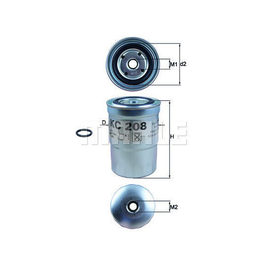 Knecht Fuel filter to suit Mitsubishi