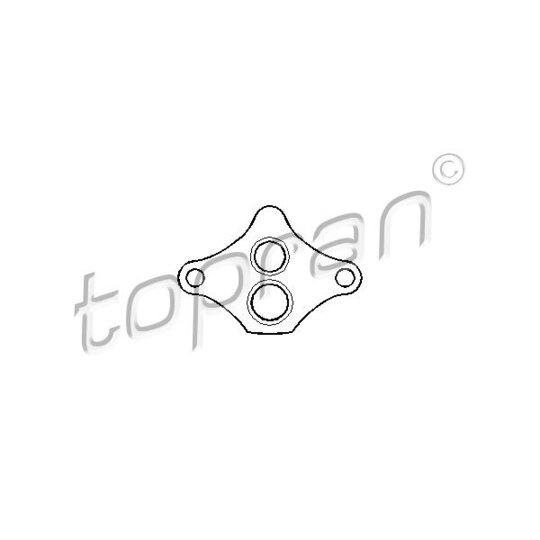 Topran Seal, EGR valve to suit Opel, Vauxhall