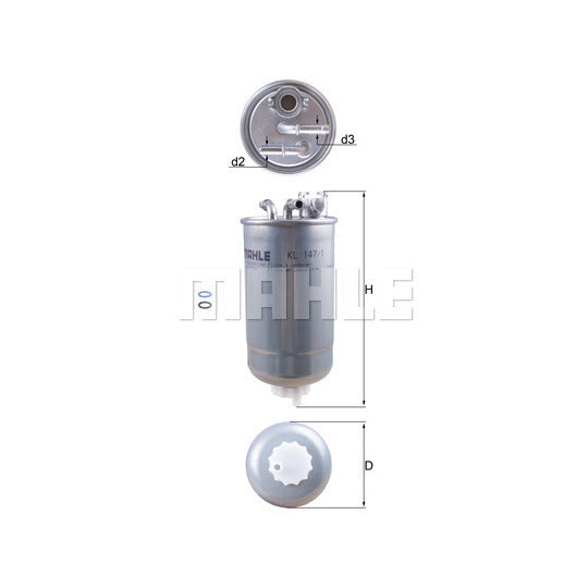 Knecht Fuel filter to suit Audi, VW, Cupra