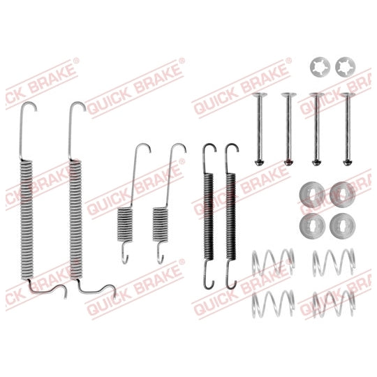 Quick Brake Brake shoe fitting set