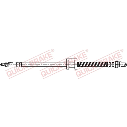 Quick Brake Brake Hose to suit Ford
