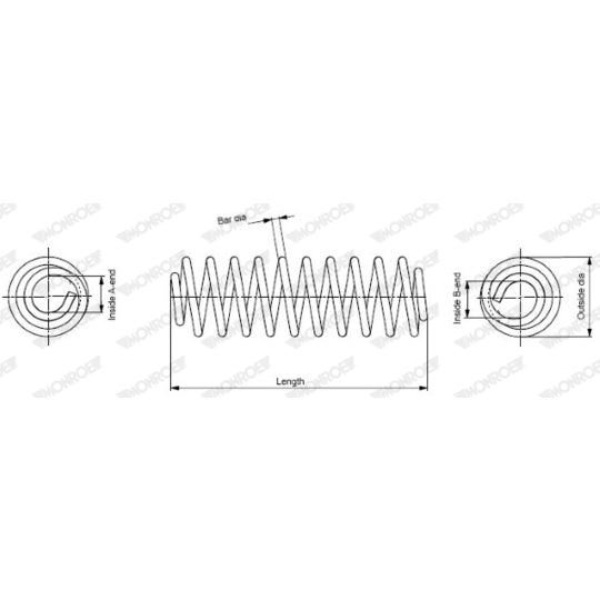 Monroe Coil Spring to suit VW