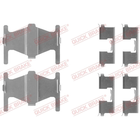 Quick Brake Brake pad fitting set