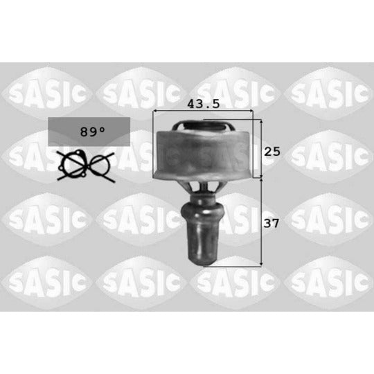 Sasic Thermostat, coolant to suit Renault