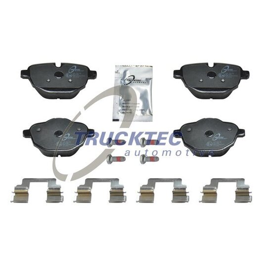 Trucktec Automotive Brake Pad Set, disc brake to suit BMW