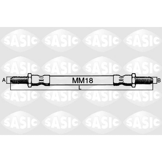 Sasic Brake Hose to suit Ford