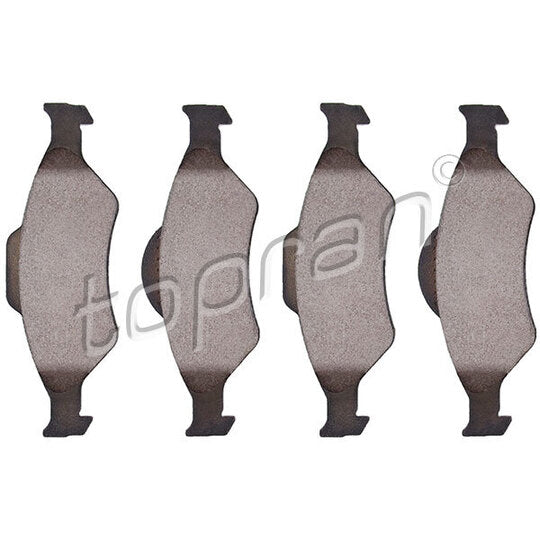 Topran Brake Pad Set, disc brake to suit Ford