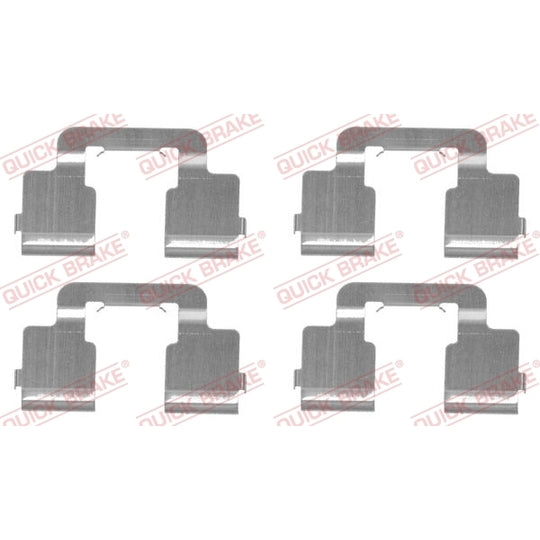 Quick Brake Brake pad fitting set