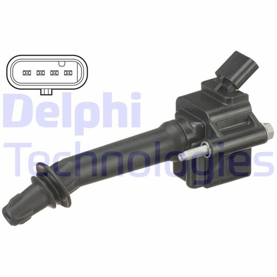 Delphi Ignition coil to suit Opel, Vauxhall