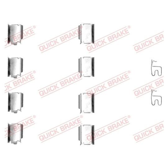 Quick Brake Brake pad fitting set