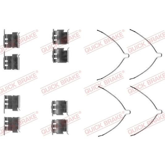 Quick Brake Brake pad fitting set