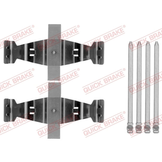 Quick Brake Brake pad fitting set