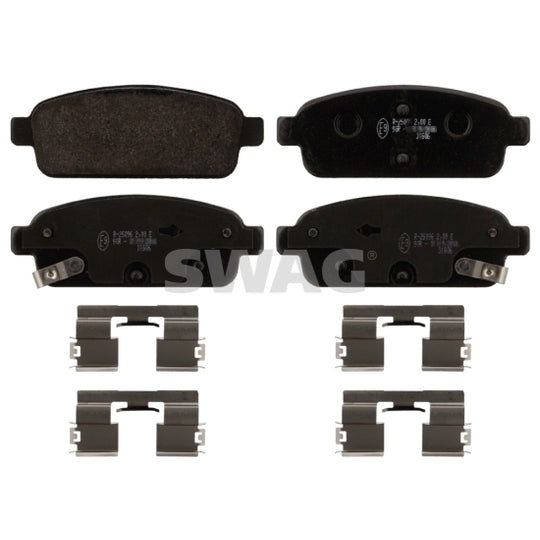 Swag Brake Pad Set, disc brake to suit Chevrolet, Opel, Vauxhall