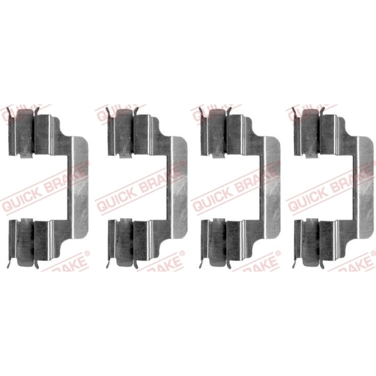 Quick Brake Brake pad fitting set