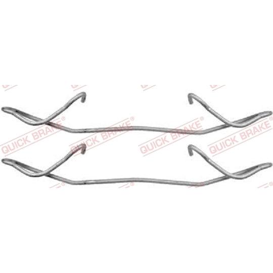 Quick Brake Accessory Kit, disc brake pad