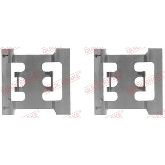 Quick Brake Brake pad fitting set