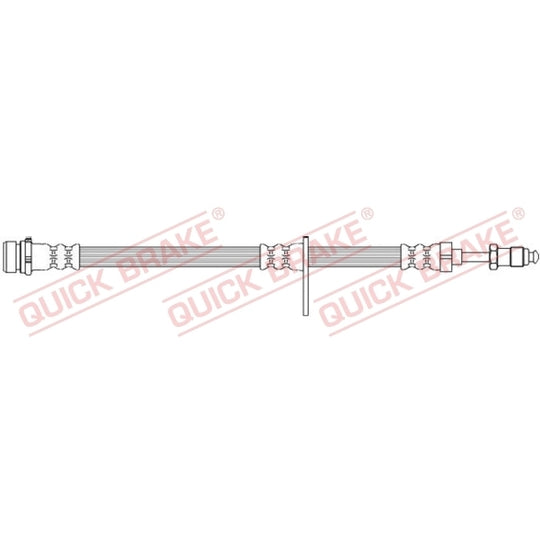 Quick Brake 32.701 Brake Hose to suit Ford
