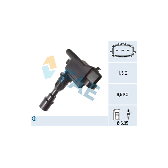 Fae Ignition coil to suit Mazda, Hitachi