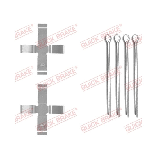 Quick Brake Brake pad fitting set