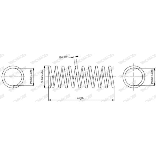 Monroe Coil Spring to suit BMW