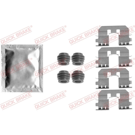 Quick Brake Brake pad fitting set