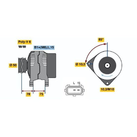Bosch Alternator to suit BMW